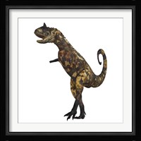 Carnotaurus dinosaur Framed Print