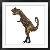 Carnotaurus dinosaur Framed Print