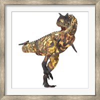 Angry Carnotaurus dinosaur Fine Art Print