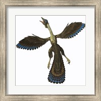 Archaeopteryx, known as one of the earliest prehistoric birds Fine Art Print