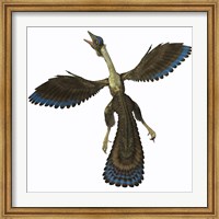 Archaeopteryx, known as one of the earliest prehistoric birds Fine Art Print