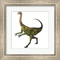 Deinocheirus, a large carnivorous dinosaur Fine Art Print