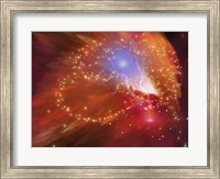 Orange Nebula Fine Art Print