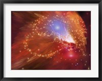 Orange Nebula Fine Art Print