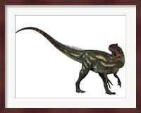 Allosaurus, a prehistoric era dinosaur Fine Art Print