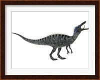 Suchomimus, a large dinosaur from the Cretaceous Period Fine Art Print