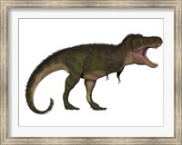 Tyranosaurus Rex, a carnivore of the Cretaceous Period Fine Art Print