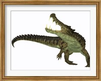 Kaprosuchus is an extinct genus of crocodile Fine Art Print