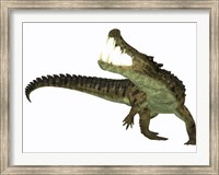 Kaprosuchus is an extinct genus of crocodile Fine Art Print