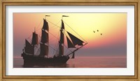 The Medusa was a 40-gun frigate of the French Navy Fine Art Print