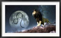 Leo is the fifth astrological sign of the Zodiac Fine Art Print