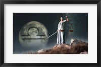 Libra is the seventh astrological sign of the Zodiac Fine Art Print
