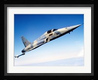 An F-5E Tiger II in flight Fine Art Print