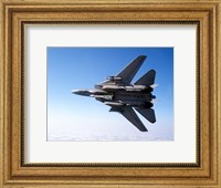 An F-14A Tomcat with missile armament Fine Art Print