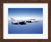 F-14A Tomcat in flight above the Pacific Ocean Fine Art Print
