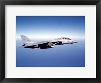 F-14A Tomcat in flight above the Pacific Ocean Fine Art Print