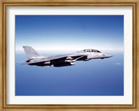 F-14A Tomcat in flight above the Pacific Ocean Fine Art Print