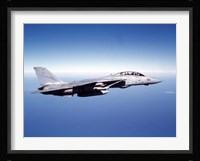 F-14A Tomcat in flight above the Pacific Ocean Fine Art Print