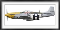 P-51D Mustang, nicknamed Ferocious Frankie Framed Print
