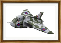 Cartoon illustration of a Royal Air Force Vulcan bomber Fine Art Print