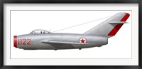 An MiG-15bis of the North Korean Air Force Fine Art Print