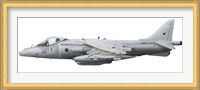 Illustration of a British Aerospace Harrier GR9 aircraft Fine Art Print