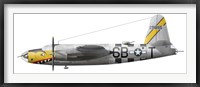 Illustration of a Martin-B-26 Marauder Fine Art Print