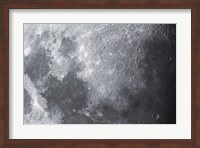 Close up view of the Moon Fine Art Print
