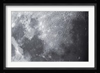 Close up view of the Moon Fine Art Print