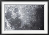 Close up view of the Moon Fine Art Print