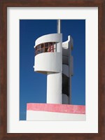 MOROCCO, CASABLANCA, AIN DIAB Beach, Lifeguard Tower Fine Art Print