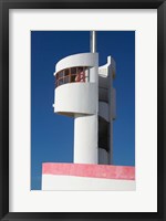 MOROCCO, CASABLANCA, AIN DIAB Beach, Lifeguard Tower Fine Art Print