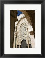 Archway detail, Hassan II Mosque, Casablance, Morocco Fine Art Print