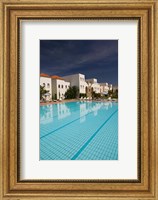 MOROCCO, ESSAOUIRA: Ryad Mogador Hotel Pool Fine Art Print
