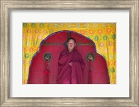 Monks in Sakya Monastery, Tibet, China Fine Art Print