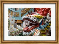 Hong Kong, Goddess of Mercy, Dragon statue Fine Art Print