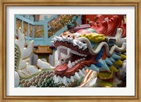 Hong Kong, Goddess of Mercy, Dragon statue Fine Art Print