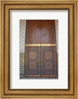 Morocco, Casablanca. Royal Palace, Harem doors Fine Art Print