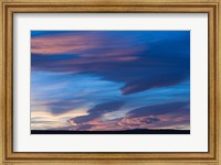 Blue Desert clouds, sunset, MOROCCO Fine Art Print