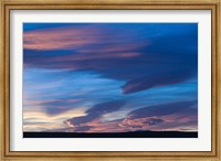 Blue Desert clouds, sunset, MOROCCO Fine Art Print