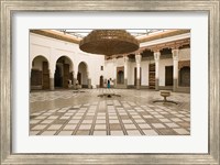 Interior Courtyard, Musee de Marrakech, Marrakech, Morocco Fine Art Print