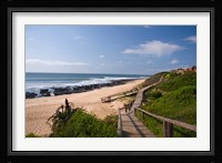 Jeffrey's Bay boardwalk, Supertubes, South Africa Fine Art Print