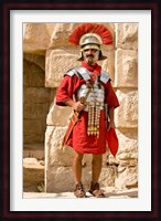 Jordan, Jerash, Reenactor, Roman soldier portrait Fine Art Print