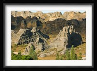 Madagascar, Isalo National Park, Eroded sandstone Fine Art Print
