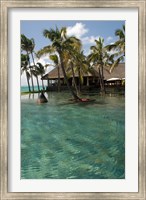 Mauritius, Poste de Flacq. Belle Mare Plage resort Fine Art Print