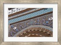 Morocco, Casablanca, Ornate Royal Palace entry Fine Art Print