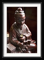 Lu Yu statue, Shanghai's Lu Gardens Bazaar teahouse Fine Art Print
