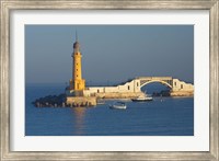 Lighthouse, Alexandria, Mediterranean Sea, Egypt Fine Art Print