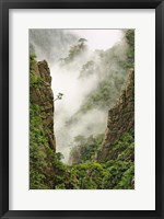 Mist on peaks and valleys, Grand Canyon, Mt. Huang Shan Fine Art Print