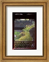 Landscape in Traditional Chinese Garden, Shanghai, China Fine Art Print